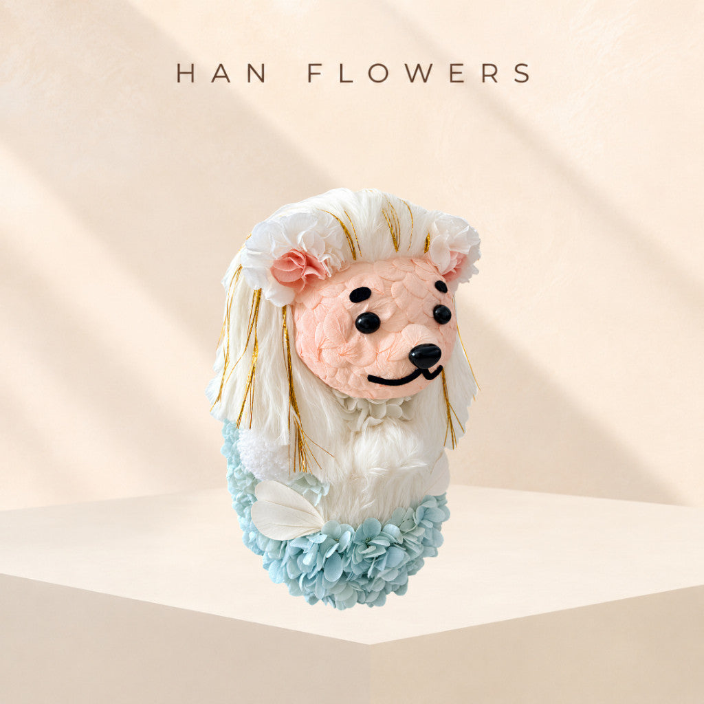 Blossom Merlion Floral Ornament