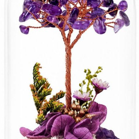 Crystal Money Tree Preserved Flower Dome