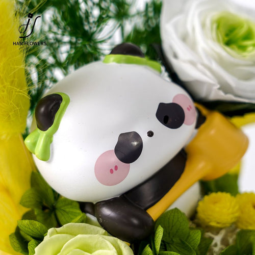 Chinese Food Style Tea-Pouring Panda (LED Light)