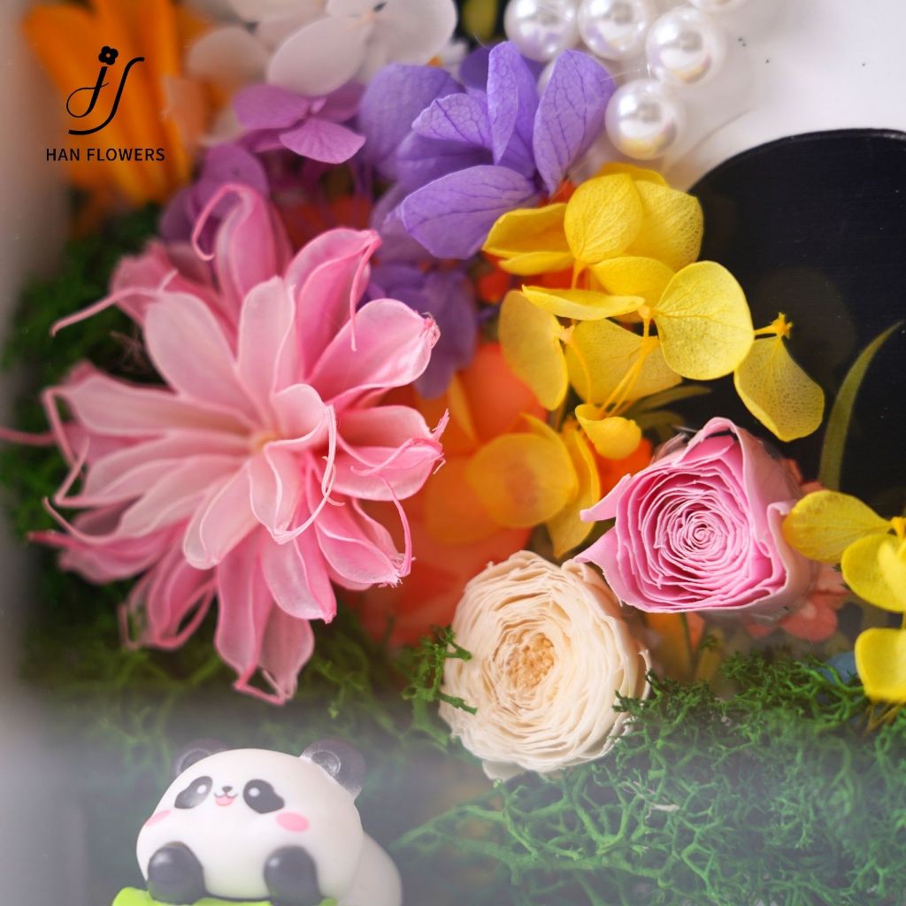 Preserved Flower Photo Frame