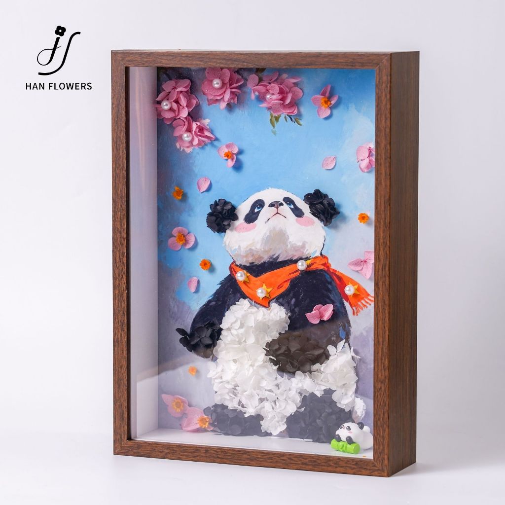 Preserved Flower Photo Frame