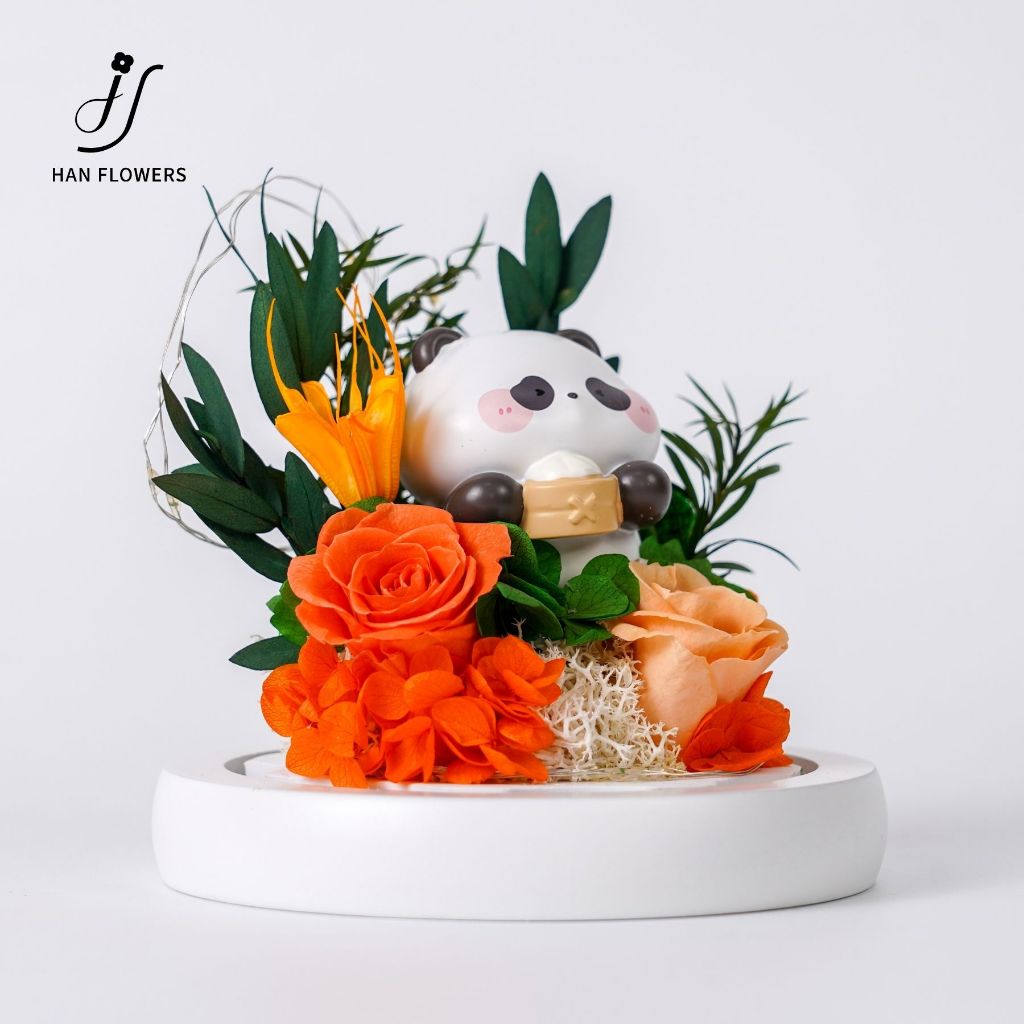 Chinese Food Style Soup Dumpling Panda ( LED Light )