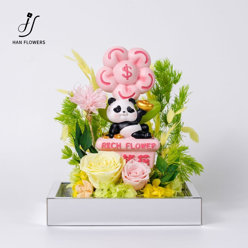 Panda Rich Flower Series