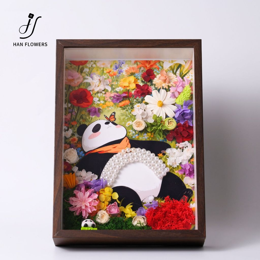 Preserved Flower Photo Frame