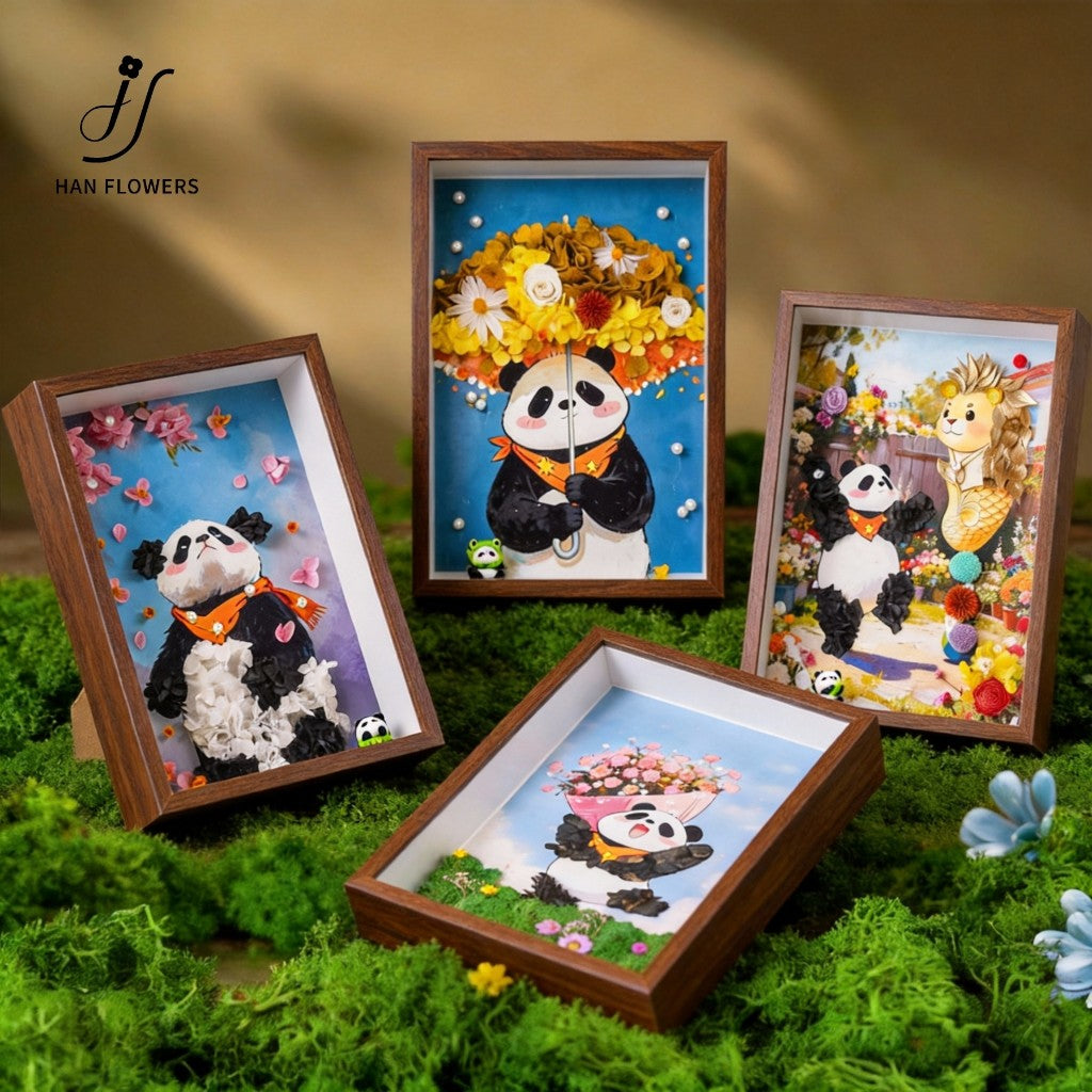 Preserved Flower Photo Frame