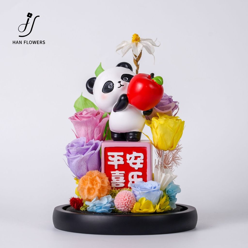 Panda with Apple of Blessings