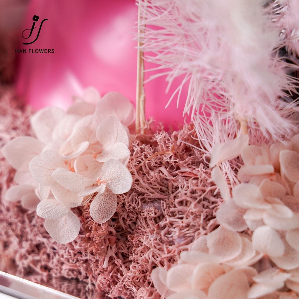 Preserved Flower Sichuan Opera Bian Lian Face-Changing Panda Pink Series