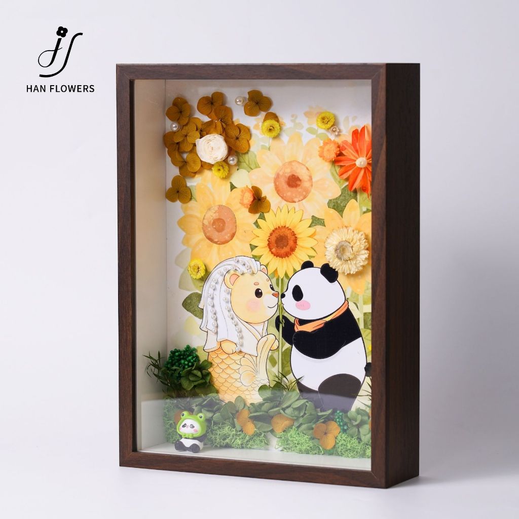 Preserved Flower Photo Frame