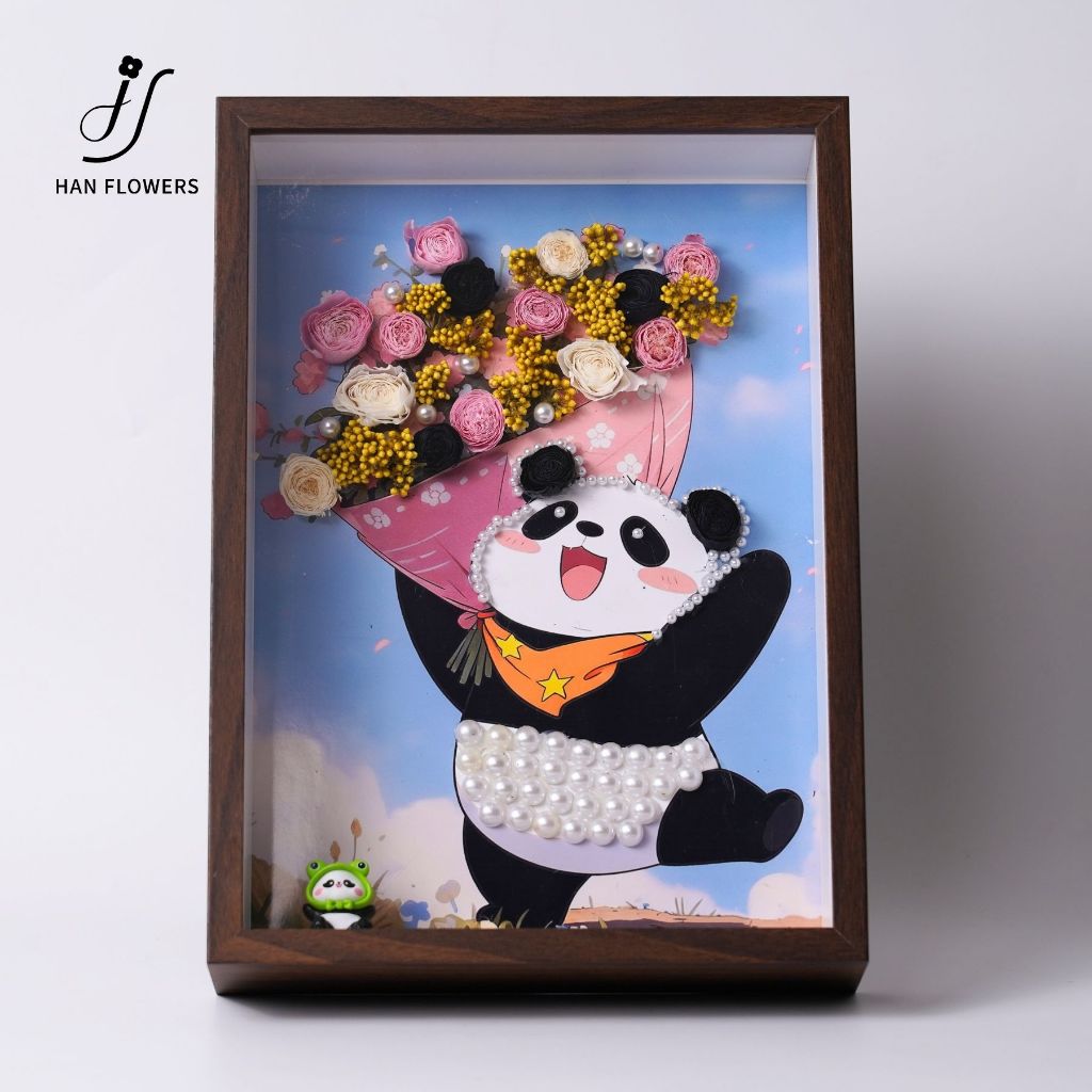 Preserved Flower Photo Frame