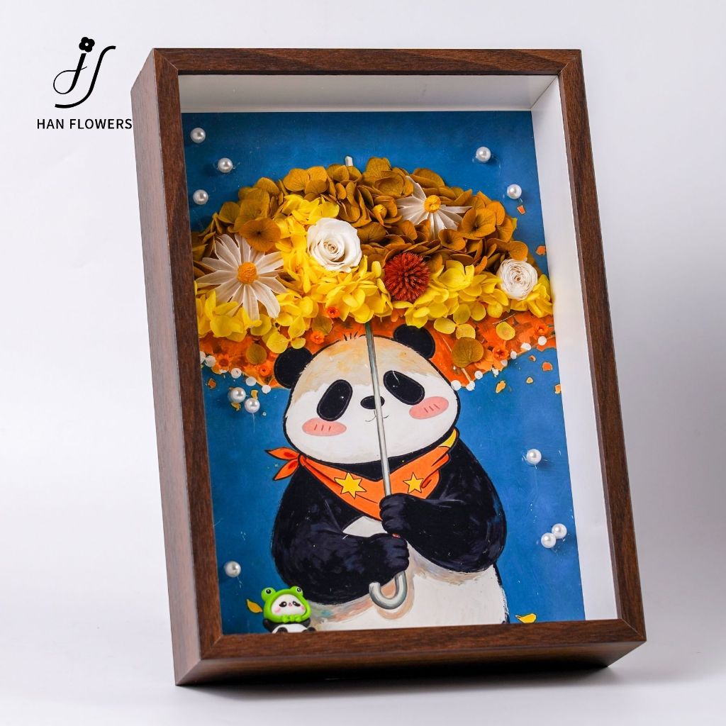 Preserved Flower Photo Frame