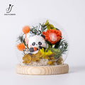 Preserved Flower Cutie Panda ( LED Light )