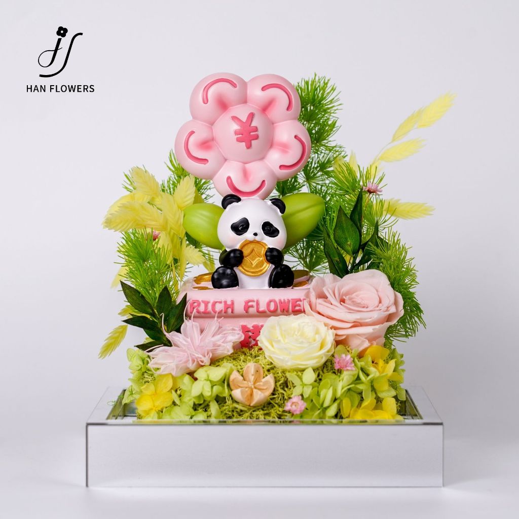 Panda Rich Flower Series