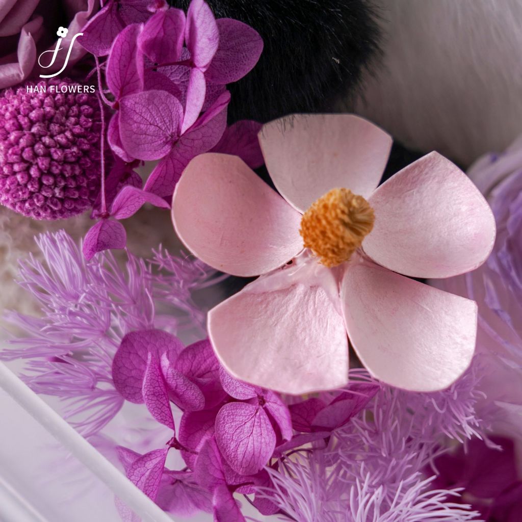 Cute Fluffy Panda DunDun (Purple)